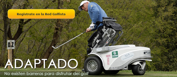 Sebas Lorente jugador español de golf adaptato